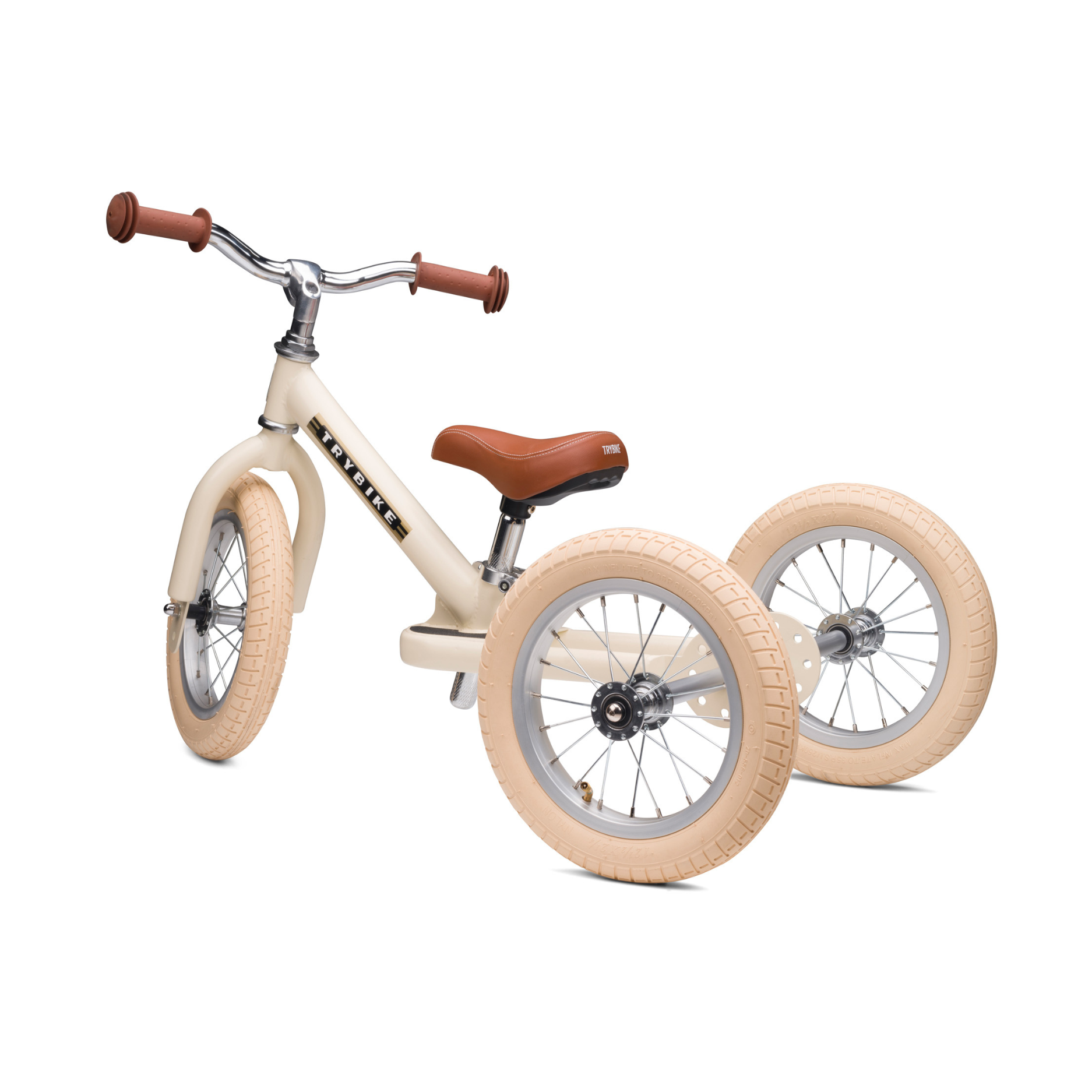 Trybike 2-in-1 Balance Trike: Vintage Cream